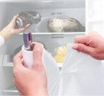 Mr Miracle Plastic Produce Bags for Food Storage - 12"x20" Clear Grocery Bag for Fruits, Vegetables, Bread - Easy Peel-Off Design, Continuous Roll, 1.75" Core, Pack of 1440 Bags [4 rolls] - Image 5