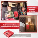 Geyoga 500 Pcs Red Biohazard Bags 11" x 15" Small Waste Trash Bags with Strong Adhesive Strip Hazardous Biohazard Infectious Containers for Halloween Blood Vomit Hospitals Tattoo Clinics Vet Medical - Image 8