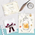 ZBEIVAN 100 Pack 8 15/16" x 11 3/8" Acid-Free Crystal Clear Sleeves Storage Bags for 8.5x11 Art Prints, Photo Framing Mats, and Craft Wrapping - Image 7