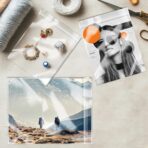 ZBEIVAN 100 Pack 8 15/16" x 11 3/8" Acid-Free Crystal Clear Sleeves Storage Bags for 8.5x11 Art Prints, Photo Framing Mats, and Craft Wrapping - Image 8