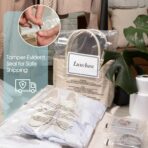 Spartan Industrial - 12” X 15” (200 Count) Self Seal Clear Poly Bags with Suffocation Warning for Packaging, T-Shirts & Clothing - Permanent Adhesive - Image 5