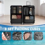 8 Set Packing Cubes for Travel,Luggage Organizers for Travel Accessories - Image 4