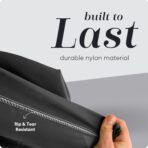 Handy Laundry Nylon XL - Large Capacity with Locking Drawstring, Machine Washable, Fits Laundry Baskets or Hampers, Holds 3 Loads of Clothes - Black (Pack of 2) - Image 5