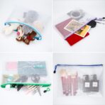 72pcs Mesh Zipper Pouch Bags, A4 Letter Size Zipper Mesh Document Pouch, 13" x 9.5" Waterproof Mesh Bags for Board Games & Puzzles, Organizing Storage for School Office Supplies - Image 6