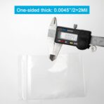 5''x 7'', (Pack of 100) 2 mil Thick Clear Plastic Reclosable Zip Poly Bags with Resealable Lock Seal Zipperr, Clear Small Zip Bag, Jewelry, Candy, Storage, Packaging & Shipping… - Image 4