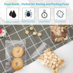 5''x 7'', (Pack of 100) 2 mil Thick Clear Plastic Reclosable Zip Poly Bags with Resealable Lock Seal Zipperr, Clear Small Zip Bag, Jewelry, Candy, Storage, Packaging & Shipping… - Image 7