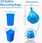 Reli. SuperValue 33 Gallon Recycling Bags (120 Count) Made in the USA - Blue Trash Bags, 30-33 Gallon | Recycling, Garbage | 33Gal with 30Gal - 35Gal Capacity - Image 7