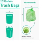 Reli. Biodegradable 13 Gallon Trash Bags | 100 Count | ASTM D6954 | Green | Eco-Friendly | Oxobiodegradable Under Certain Conditions (See Product Description) - Image 4