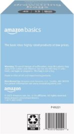 Amazon Basics Tall Kitchen Drawstring Trash Bags, Clean Fresh Scent, 13 Gallon, 45 Count (Previously Solimo) - Image 3