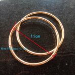 DraCra 4 Pack Purse Handles Round Shaped Loop Ring Grip Replacement for Crocheted Macrame Bags Craft Handbag Handmade Project DIY Making Hardware Supplies - Image 8