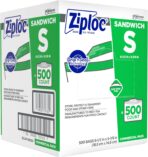 SC Johnson Professional Ziploc Brand Sandwich Bags, Food Storage Ziploc Brand Bags, Easy Open Tabs, Commercial Pack, 500 Count Box, for Professional Use Only - Image 10