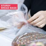 Bread Bags with Ties, Reusable,100 Clear Bags and 100 Ties, Bread Bags For Homemade Bread And Bakery Loaf Adjustable Reusable(100) - Image 9