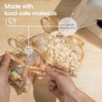 Spartan Industrial 6" Wide Clear LDPE Flat Poly Tubing Mini Roll, 6" W x 1000' L, 2 Mil | Ideal for Tailored Poly Bag Packaging and Safe Storage of Food, Electronic Components and Accessories - Image 4