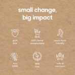 Compostic Home Compostable Resealable Snack Size Bags, Microwave & Freezer Safe, Organic Food Storage Container, 60 Count - Image 8