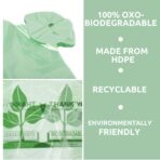 Green T-Shirt Thank You Plastic Bags (Pck of 500 Bags) - Image 3