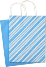 Hallmark 13" Large Gift Bag Assortment, Holiday Icons (12 Paper Gift Bags in Assorted Designs for Hanukkah or Christmas | Stripes, Polka Dots, Snowflakes, Christmas Trees) - Image 7