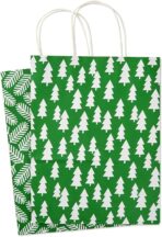 Hallmark 13" Large Gift Bag Assortment, Holiday Icons (12 Paper Gift Bags in Assorted Designs for Hanukkah or Christmas | Stripes, Polka Dots, Snowflakes, Christmas Trees) - Image 9