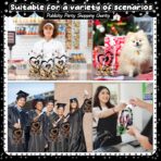 100 Pcs Dog Paw Gift Bags Bulk 11.8x7.9 In Plastic Clear Puppy Treats Goodies Totes with Handle Merchandise Shopping Bag for Christmas Birthday Party Retail Business Wrapping - Image 8