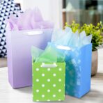 12 Pack Gift Bags Assorted Sizes and Designs, Gift Bags Bulk with Tissue Paper (5 Medium 8", 4 Large 11", 3 Extra Large 14") for Birthday, Baby Showers, Bridal Showers, Easter Day Any Occasion - Image 4