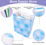 12 Pack Gift Bags Assorted Sizes and Designs, Gift Bags Bulk with Tissue Paper (5 Medium 8", 4 Large 11", 3 Extra Large 14") for Birthday, Baby Showers, Bridal Showers, Easter Day Any Occasion - Image 7