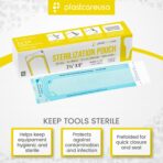 200 2.25 x 9 Sterilization Pouches, Sterilizer Autoclave Bags for Sterilizing Dental Medical Instruments and Cleaning Tools - Image 7