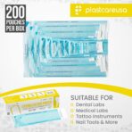 200 2.25 x 9 Sterilization Pouches, Sterilizer Autoclave Bags for Sterilizing Dental Medical Instruments and Cleaning Tools - Image 8