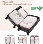 BAGAIL 6 Set/8 Set/10 Set Packing Cubes Various Sizes Packing Organizer for Travel Accessories Luggage Carry On Suitcase - Image 8