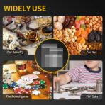 600 Pack Mini Zipper Lock Plastic Bags, Assorted Sizes (1.5x2, 2x2, 2x3, 3x3, 3x4, 3x5 Inch) – Clear, Resealable Storage Bags for Jewelry, Beads, Pills, Toys, Snacks – 2 Mil Thick - Image 8