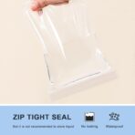 joybest 6 X 9 Inch (1000 Pcs) Clear Plastic Bags, Reclosable Zipper Poly Bags with Resealable Zip Top Lock for Cards, Envelopes, Prints Crafts - Image 4