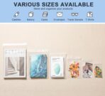 joybest 6 X 9 Inch (1000 Pcs) Clear Plastic Bags, Reclosable Zipper Poly Bags with Resealable Zip Top Lock for Cards, Envelopes, Prints Crafts - Image 7