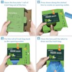 Small Trash Bags, AYOTEE 4-6 Gallon Compostable Garbage Bags, 4 Gallon Trash Bags, Unscented Leak Proof Biodegradable Bags Wastebasket Liners, Bathroom trash bags, Compost Bags (100 Counts, Blue) - Image 7