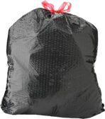 Amazon Basics Flextra Multipurpose Drawstring Trash Bags, 30 Gallon, 50 Count - Image 3