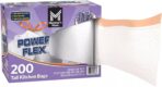 Member's Mark Power Flex Tall Kitchen Drawstring Trash Bags (13 Gallon, 2 Rolls of 100 ct., 200 count total) - Image 6
