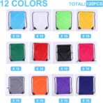 120PCS Drawstring Backpack,Drawstring Bags,Sport Bag Bulk Gym Cinch Bag Sack for Women Men Outdoor Sports,12 Colors (120PCS) - Image 3