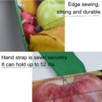 FENELY 6 Pack Reusable Grocery Bags for Shopping, Foldable Large Tote Bags Heavy Duty, Eco-Friendly Ripstop Waterproof - Image 4