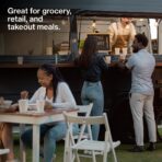 SSWBasics Premium Thank You T-Shirt Bags - 500 - Pack, 18” x 8" x 30", .48mil HDPE Thickness - Ideal for Restaurants, Retail, Grocery, Takeout - Standard Supermarket Size - Strong and Durable - Image 5