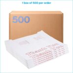 SSWBasics Premium Thank You T-Shirt Bags - 500 - Pack, 18” x 8" x 30", .48mil HDPE Thickness - Ideal for Restaurants, Retail, Grocery, Takeout - Standard Supermarket Size - Strong and Durable - Image 7