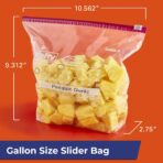 Hefty Slider Calendar Storage Bags, Gallon Size, 30 Count (Pack of 4), 120 Total - Image 3