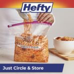 Hefty Slider Calendar Storage Bags, Gallon Size, 30 Count (Pack of 4), 120 Total - Image 6