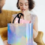 Glossy Iridescent Gift Bags 15 Pcs, 12.6x4.7x11 In Reusable Goodie Bags Bulk with Handles & Sturdy Base, Christmas Gift Bags for Birthday, Wedding, Holiday, Party,Thanksgiving - Image 7