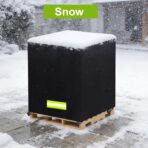 Pallet Cover Tarp Waterproof, Pallets Covers Heavy Duty Waterproof bulk Pallet Covers 48 x 42 x 48'' Outdoor Tarps Bulk Box Cover 48 x 42 x 48'' Custom Black Fits Wood Patio Furniture - Image 3