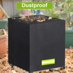 Pallet Cover Tarp Waterproof, Pallets Covers Heavy Duty Waterproof bulk Pallet Covers 48 x 42 x 48'' Outdoor Tarps Bulk Box Cover 48 x 42 x 48'' Custom Black Fits Wood Patio Furniture - Image 9