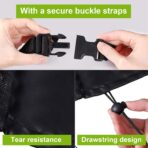 Pallet Cover Tarp Waterproof, Pallets Covers Heavy Duty Waterproof bulk Pallet Covers 48 x 42 x 48'' Outdoor Tarps Bulk Box Cover 48 x 42 x 48'' Custom Black Fits Wood Patio Furniture - Image 10