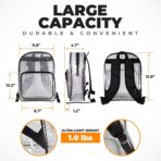 Engineer Bag -15.7 Inches Transparent Cleanroom Tool Backpack Simple Style (16 Liters) - Image 3