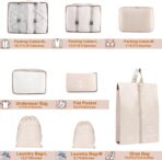 Packing Cubes for Travel - 8 Set Luggage Organizer Bags for Family, Mesh Breathable Travel Packing Cubes for Suitcases Durable Travel Essentials Bags Set - Image 4