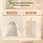 Packing Cubes for Travel - 8 Set Luggage Organizer Bags for Family, Mesh Breathable Travel Packing Cubes for Suitcases Durable Travel Essentials Bags Set - Image 7