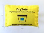 DryTote Rechargeable Desiccant Pack, Ultimate Moisture Absorption, Color Change Indicator, Safe Storage Protection, Large Capacity 200 Gallons, 100g, Yellow - Image 7