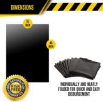Ultrasac - Lawn, Leaf, Yard Cleanup Bags, 39 Gallon, 1.5 Mil, 33"x43", Black, 100 Count/w Ties - Image 7