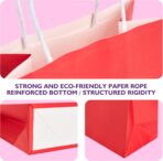 32 Pack Paper Gift Bags with Handles, 5.8"×3.2"×8.25" Party Favor Bags, Gift Bags, Small Gift Bags with Handles, Party Bags, Small Goodie Bags Bulk for Birthday, Crafts, Wedding, Party Supplies (8 Colors) - Image 5