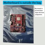 Anti Static Bags,20pcs 16x20in Open Top Extra Large ESD Shielding Bags,Anti-static Bag for Large Motherboard,GPU,Graphics Card and Electronic Device - Image 4